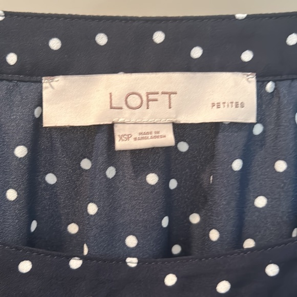LOFT petite woven blouse - Picture 3 of 4